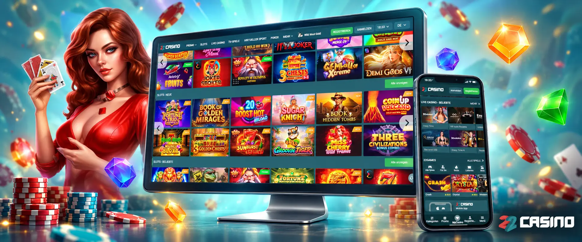 Casino Spiele bei 22Casino Casino Spiele bei 22Casino